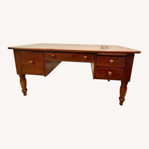 Used Lexington Furniture Dark Brown Wood Desk for sale on AptDeco