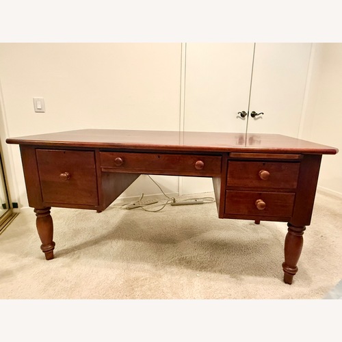 Used Lexington Furniture Dark Brown Wood Desk for sale on AptDeco