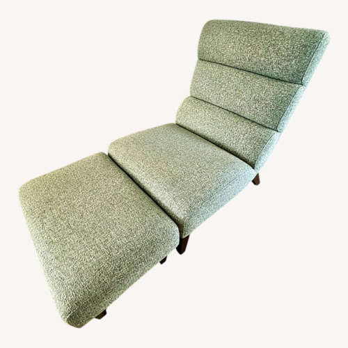 Used Light Gray Fabric Accent Chair for sale on AptDeco