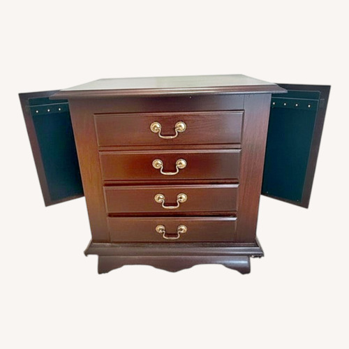 Used Large Wooden Jewelry Armoire for sale on AptDeco