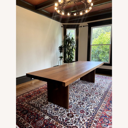 Used Arhaus Mihaela 108” Walnut Dining Table  for sale on AptDeco