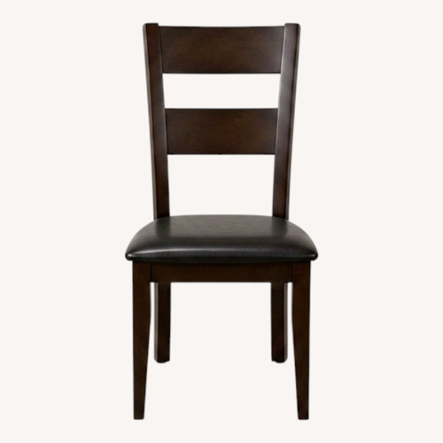 Used Dark Brown Wood Dining Chair for sale on AptDeco