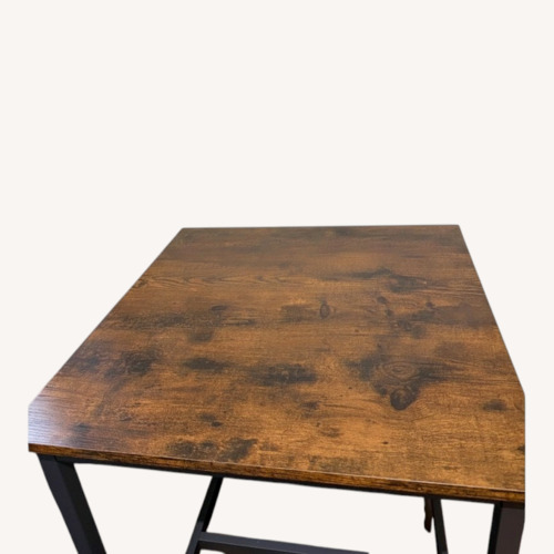 Used Dark Brown Wood Side Table for sale on AptDeco