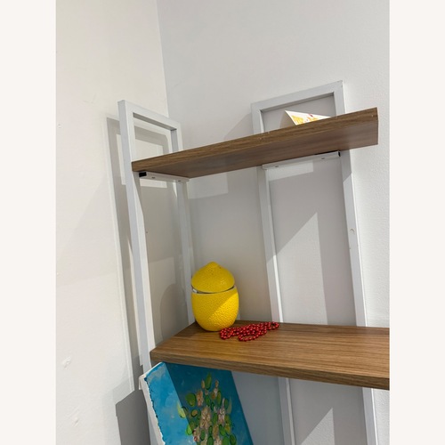 Used Vintage Milo Baughmagn White Wood Bookcase for sale on AptDeco