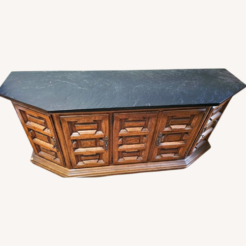 Used Dark Brown Wood Sideboard for sale on AptDeco