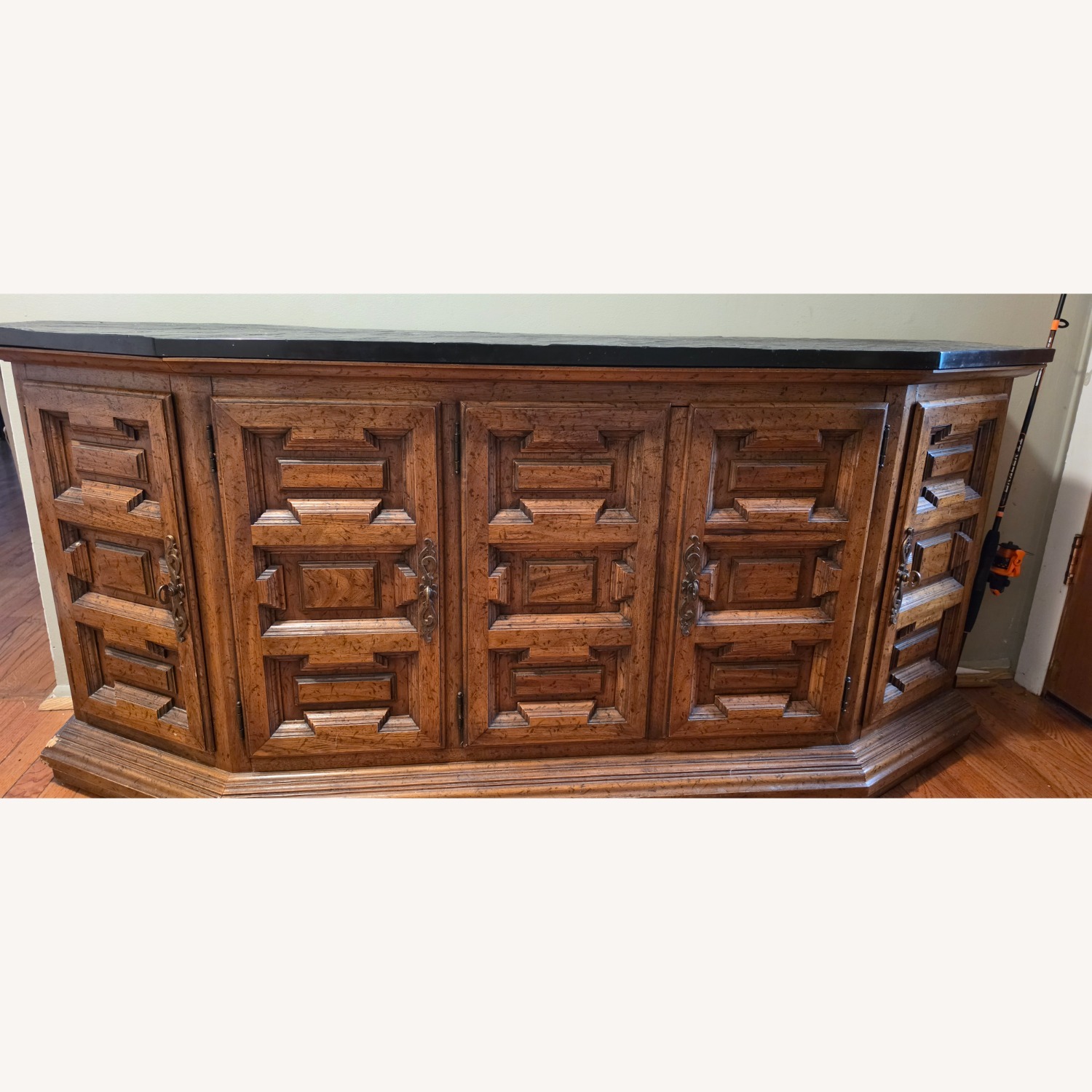 Dark Brown Wood Sideboard - image-2