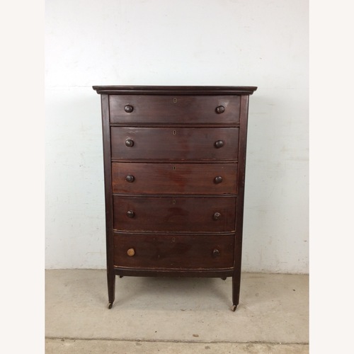 Used Antique Depression Era Five Drawer Chest for sale on AptDeco