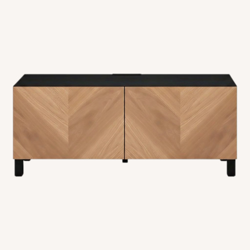 Used IKEA Besta Dark Brown Wood Wall Shelf for sale on AptDeco
