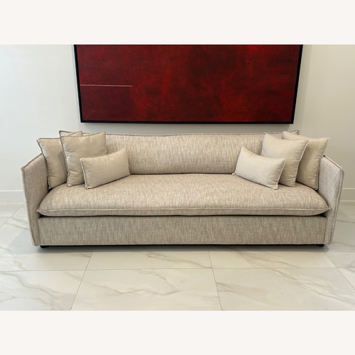 Used CB2 Corroy Light Brown 3+ Seater Sofa for sale on AptDeco