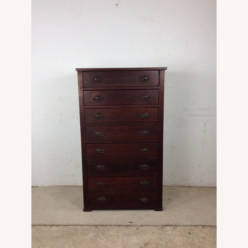Used Vintage/Antique Finds Dark Brown Wood Dresser for sale on AptDeco