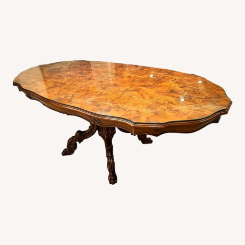 Used Vintage/Antique Natural Wood Dining Table for sale on AptDeco