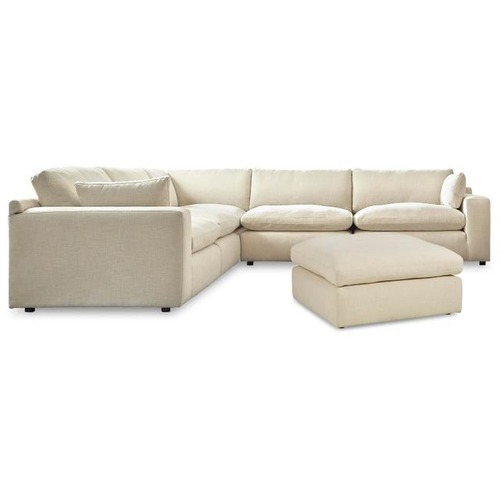 Used Ashley Furniture 5 Piece V Couch W Ottoman for sale on AptDeco