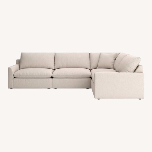 Used Ashley Furniture 5 Piece V Couch W Ottoman for sale on AptDeco