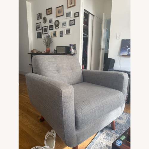Used Bettie Gray Chair for sale on AptDeco