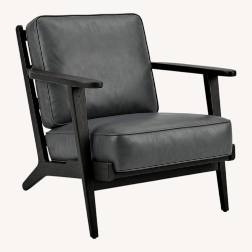 Used Pottery Barn Raylan Leather Chair for sale on AptDeco