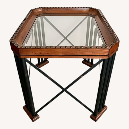 Used Dark Brown Wood Coffee Table for sale on AptDeco