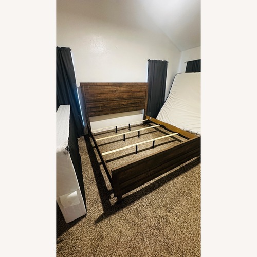 Used Living Spaces Rainier King Bed for sale on AptDeco