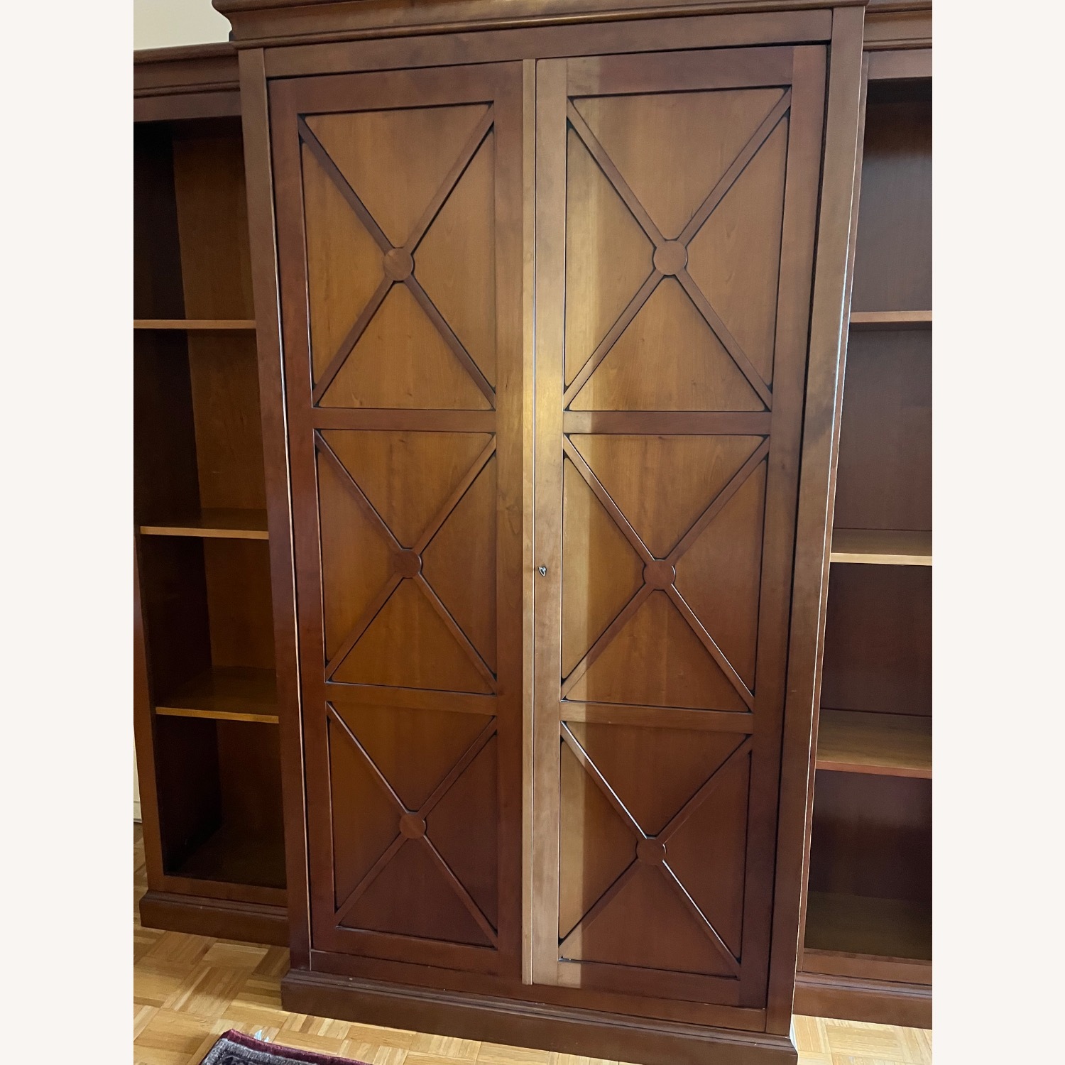 Grange Dark Brown Wood armoire - image-3