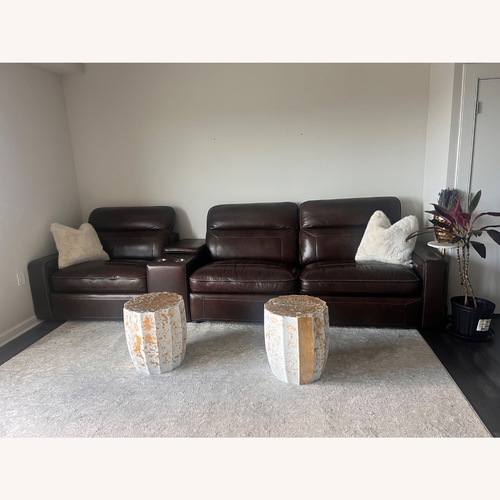 Used Faux Leather Recliner for sale on AptDeco