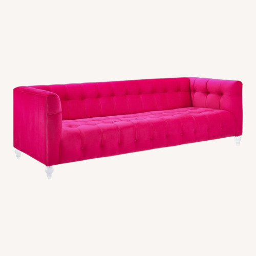 Used Wayfair Pink Doyon Upholstered Sofa for sale on AptDeco