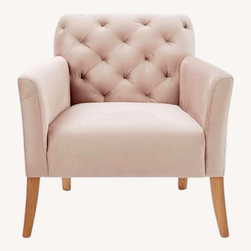 Used West Elm Dusty Mauve Elton Armchair for sale on AptDeco