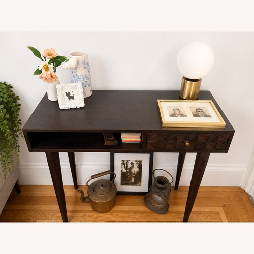 Used Safavieh Dark Wood Desk/Console Table for sale on AptDeco