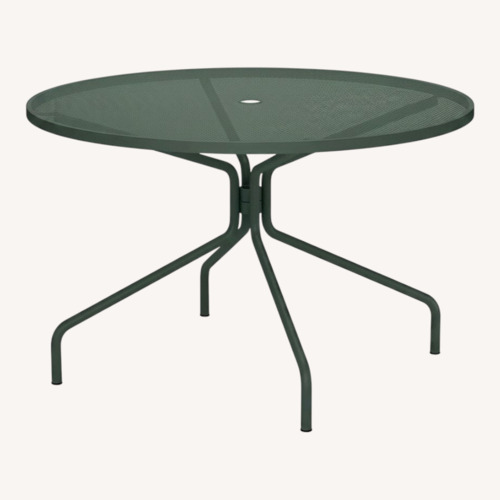 Used EMU Cambi 48-Inch Round Steel Outdoor Dining Table for sale on AptDeco