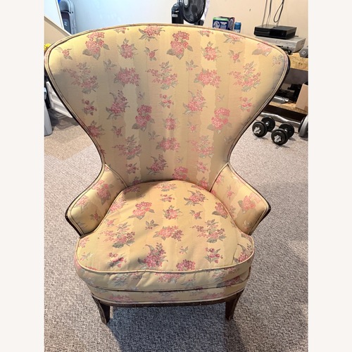 Used Vintage/Antique Finds Fabric Accent Chair for sale on AptDeco