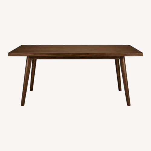 Used Room & Board Maria Yee Dark Brown Wood Dining Table for sale on AptDeco