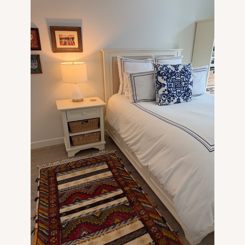 Used Pottery Barn Cynthia Storage Bed for sale on AptDeco