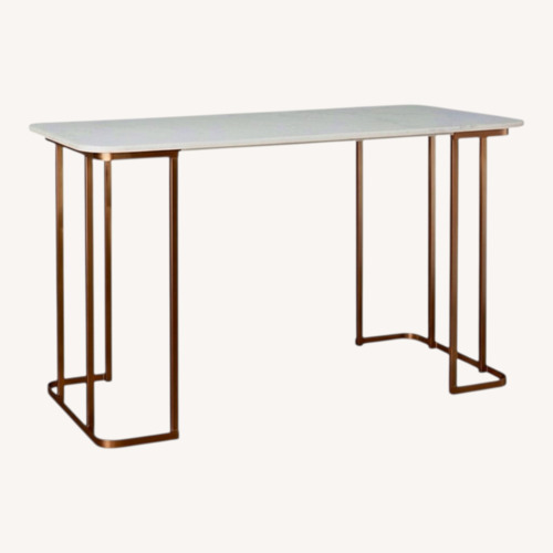 Used CB2 Dahlia Marble Desk for sale on AptDeco