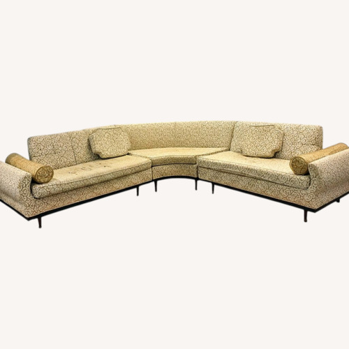 Used Vintage/Antique Gold 3+ Piece Sectional for sale on AptDeco