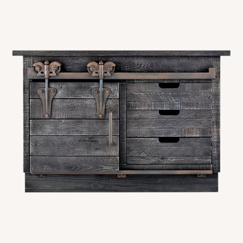 Used Arhaus Baumann Rustic Black Media Center for sale on AptDeco