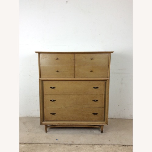 Used Mid Century Modern Highboy with Limed for sale on AptDeco