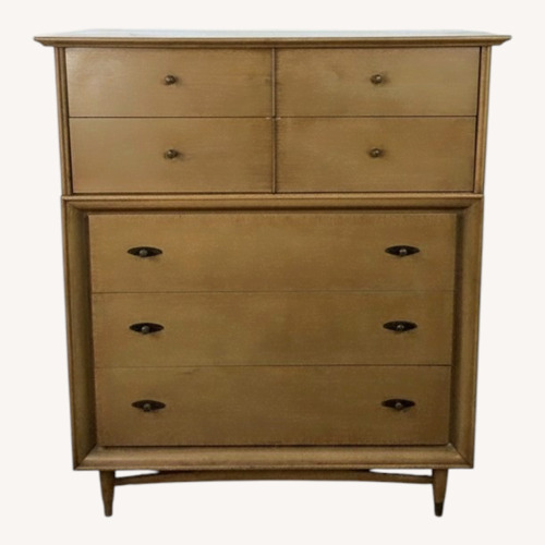Used Mid Century Modern Highboy with Limed for sale on AptDeco