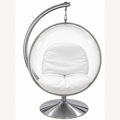 Used Amazon Acrylic Bubble Chair  for sale on AptDeco