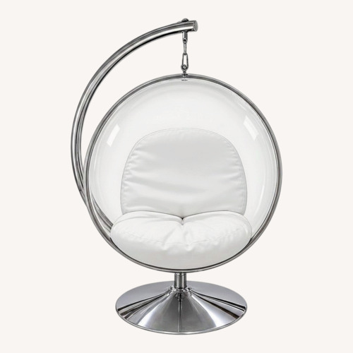 Used Amazon Acrylic Bubble Chair  for sale on AptDeco