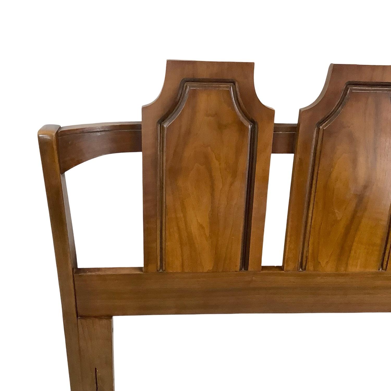 Vintage Walnut Mid-Century Modern Full Bed Frame - image-3