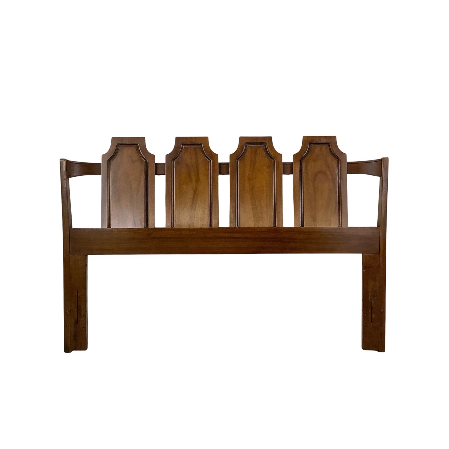 Vintage Walnut Mid-Century Modern Full Bed Frame - image-2