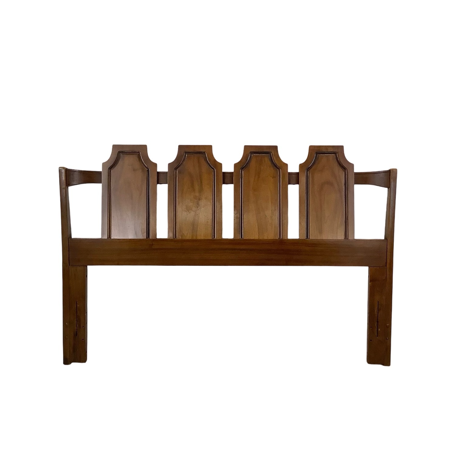 Vintage Walnut Mid-Century Modern Full Bed Frame - image-6