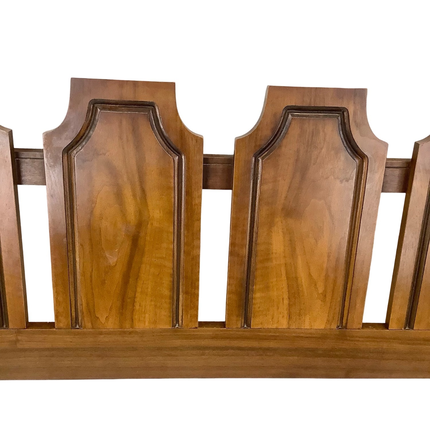 Vintage Walnut Mid-Century Modern Full Bed Frame - image-4
