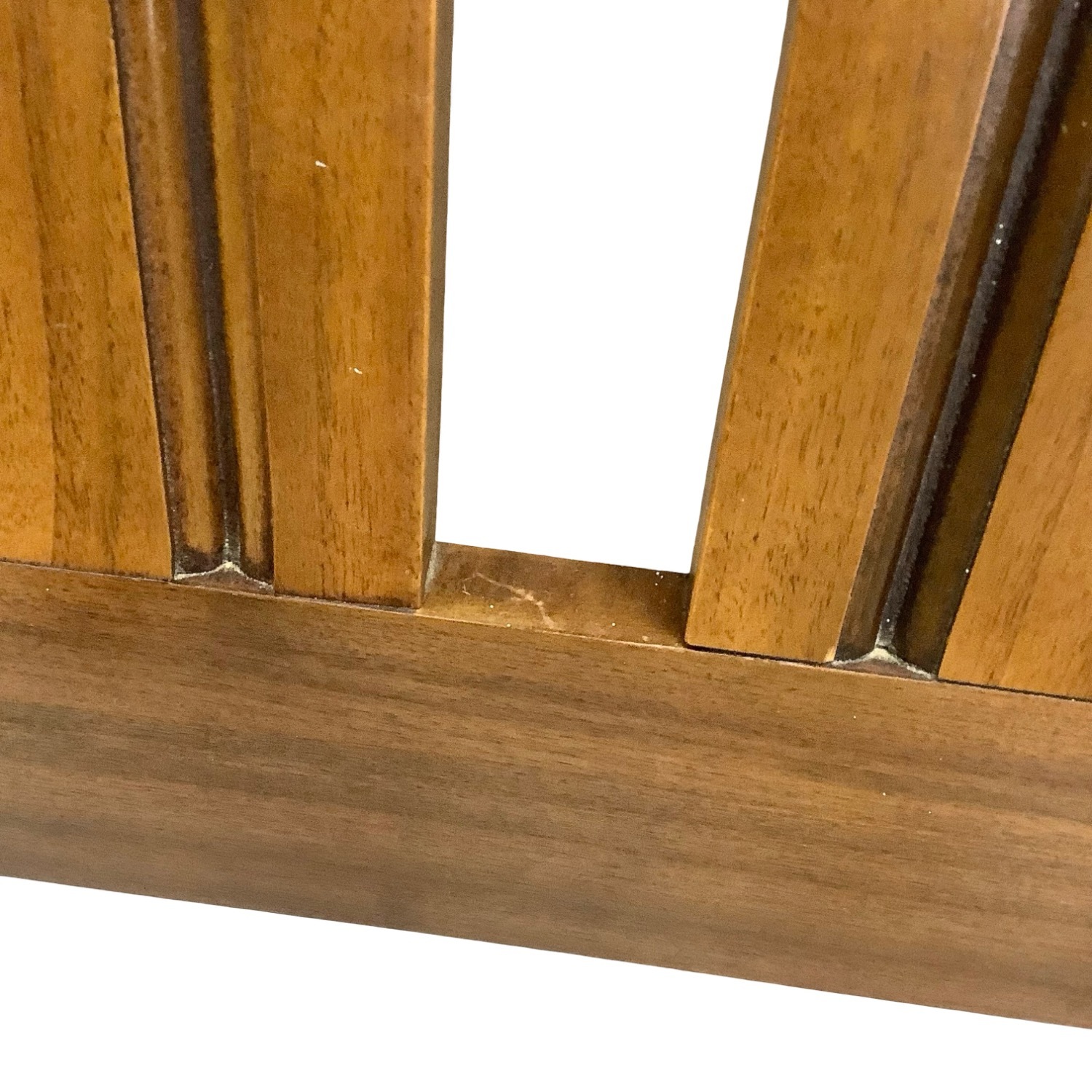 Vintage Walnut Mid-Century Modern Full Bed Frame - image-8