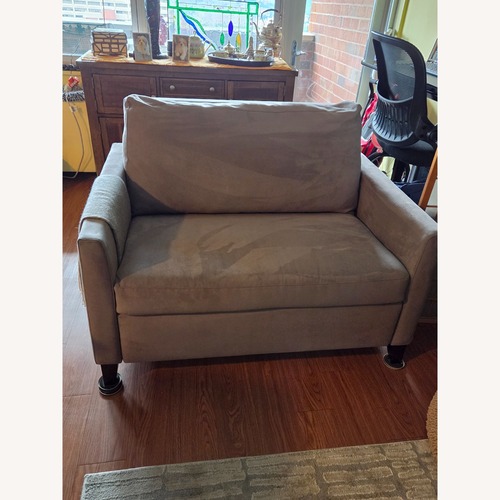 Used American Leather Light Gray Sleeper Sofa for sale on AptDeco