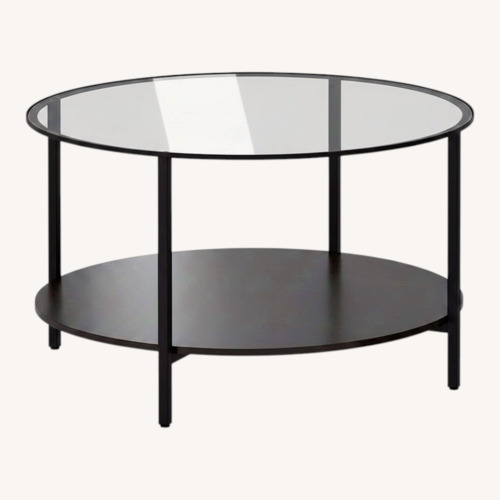 Used IKEA Vittsjö Glass Coffee Table for sale on AptDeco