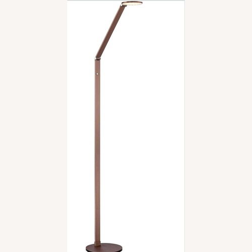 Used Possini Euro Design Dark Brown Metal Floor Lamps for sale on AptDeco