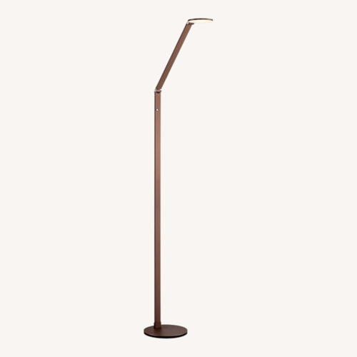 Used Possini Euro Design Dark Brown Metal Floor Lamps for sale on AptDeco