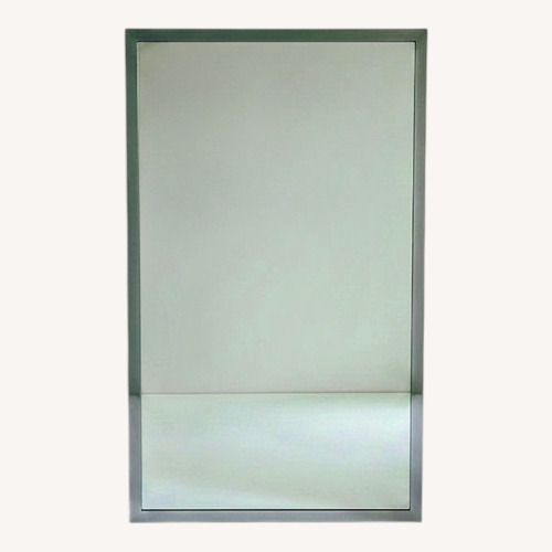 Used Vintage/Antique Silver Metal Wall Mirror for sale on AptDeco