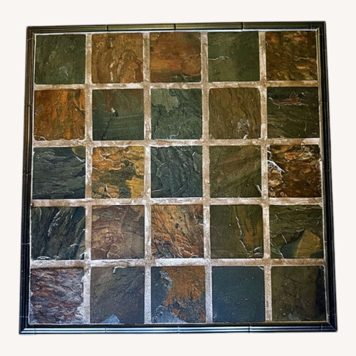 Used Square Slate Coffee Table for sale on AptDeco