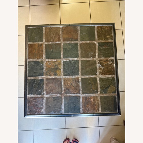 Used Square Slate Coffee Table for sale on AptDeco