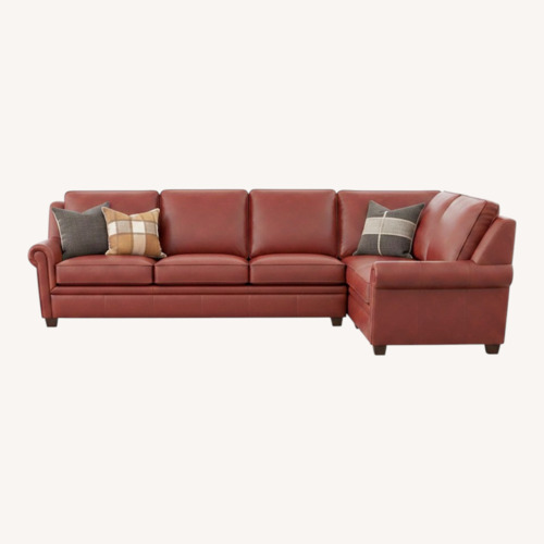 Used Leather Bradington Young sectional  for sale on AptDeco